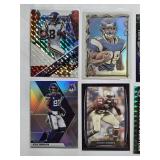 Lot of 12 Minnesota Vikings Football Cards Including Rookies, Numbered, Refractors with Justin Jefferson, Adam Thielen, Randy Moss and More