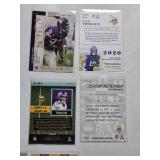 Lot of 12 Minnesota Vikings Football Cards Including Rookies, Numbered, Refractors with Justin Jefferson, Adam Thielen, Randy Moss and More