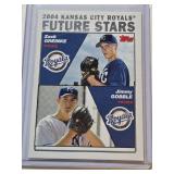 Zack Greinke Rookie & Jimmy Gobble 2003 Future Stars Topps #330 - Kansas City Royals Baseball Card