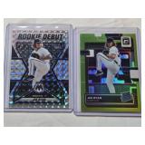 Lot of 2 Joe Ryan Rookie Optic Rookie and Rookie Debut.