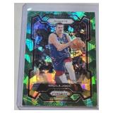 Nikola Jokic 2023-24 Panini Prizm Green Cracked Ice #17 - Denver Nuggets Basketball Card