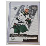Brock Faber Rookie 2023-24 Upper Deck Ovation #102 - Minnesota Wild Hockey Card