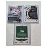 Lot of 3 Josh Allen Silver Prizm Cards