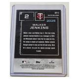 Walker Jenkins Rookie 2025 Bowman Chrome Refractor #2 - Minnesota Twins Baseball Card