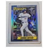 Shohei Ohtani 2025 Topps Chrome Refractor #90CB-7 - Los Angeles Dodgers Baseball Card
