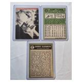 Lot of 3 Baseball Cards Featuring Lou Brock and Curt Flood - Includes The Sporting News and Cards Clubbers Series