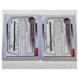 Lot of 2 Santiago Leon Baseball Cards - Minnesota Twins Featuring Shimmer and Sapphire Variants