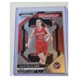 Caitlin Clark Rookie 2024 Panini Monopoly Prizm #WNBA27 - Indiana Fever Basketball Card