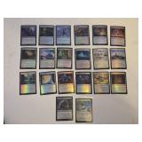 Magic: The Gathering Lot of 20 Foil Cards Including Kami of Jealous Thirst and Contaminated Landscape