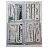 Lot of 4 Numbered and Auto Baseball Cards Featuring Axiel Plaz, Isaiah Campbell, Marcos Diplan, and Cam Fisher