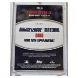 Ronald Acuna Jr. 2025 Topps Major League Material Relic #MMU-RA and Numbered 56/99 - Atlanta Braves Baseball Card