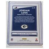 Jordan Love Rookie 2020 Panini Donruss Holo #TR-JL - Green Bay Packers Football Card