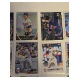 Lot of 36 Minnesota Twins Baseball Cards including Rookies, Refractors and Inserts of Players Like Jose Berrios, Miguel Sano, and Byron Buxton