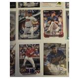 Lot of 36 Minnesota Twins Baseball Cards including Rookies, Refractors and Inserts of Players Like Jose Berrios, Miguel Sano, and Byron Buxton