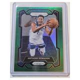 Anthony Edwards 2023-24 Panini Prizm Green Prizm #108 - Minnesota Timberwolves Basketball Card