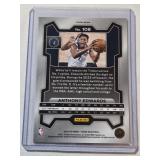 Anthony Edwards 2023-24 Panini Prizm Green Prizm #108 - Minnesota Timberwolves Basketball Card
