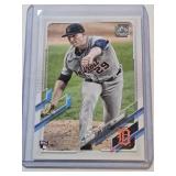 Tarik Skubal Rookie 2021 Topps #92 - Detroit Tigers Baseball Card