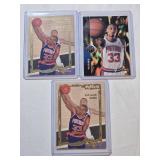 Lot of 3 Grant Hill Rookie Cards
