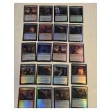 Lot of 20 Foil Magic: The Gathering Cards