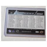 Connor McDavid and Sam Bennett 2015-16 Upper Deck Young Guns Checklist #250 - Edmonton Oilers and Calgary Flames Hockey Card