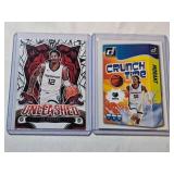 Lot of 2 Ja Morant Basketball Inserts featuring Donruss Unleashed and Crunch Time Series