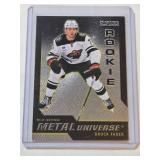 Brock Faber Rookie 2023-24 Skybox Metal Universe Insert #R-21 - Minnesota Wild Hockey Card