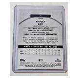 Brooks Lee Rookie 2025 Topps Finest Refractor #31 - Minnesota Twins Baseball Card