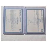 Lot of 2 Michael Jordan Basketball Cards - North Carolina