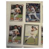 Lot of 40 Minnesota Twins Baseball Cards Featuring Players Like Josh Donaldson, Joe Mauer, and Carlos Correa
