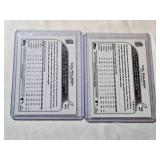 Lot of 2 Cal Raleigh Rookie Cards - Seattle Mariners Baseball Cards