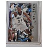 Kevin Garnett Rookie 1995 Upper Deck Premier Prospects #PP1 - Minnesota Timberwolves Basketball Card
