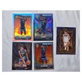 Lot of 5 Rookie Basketball Cards Featuring Rob Dillingham, Tristan Newton, Terrance Shannon Jr.