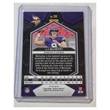 J.J. McCarthy Rookie 2024 Panini Mosaic Blue Reactive Prizm #310 - Minnesota Vikings Football Card