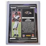 Lamar Jackson 2025 Panini Mosaic Touchdown Masters Prizm Insert #5 - Baltimore Ravens Football Card