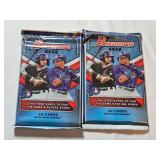 Lot of 2 Bowman 2022 Baseball Card Packs