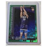 Bookend! Joan Beringer Rookie 2025 Topps Green Foil #217 and Numbered 99/99 - Minnesota Timberwolves Basketball Card
