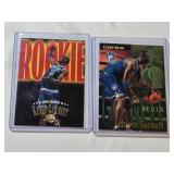 Lot of 2 Kevin Garnett Basketball Rookie Cards