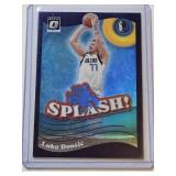 Luka Doncic 2023-24 Panini Donruss Optic Purple Prizm #5 - Dallas Mavericks Basketball Card