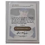 Joe Mauer Gold Rookie 2002 Just Minors Prototype #JPP-10 - Elizabethton Twins Baseball Card