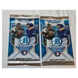 Lot of 2 2021 Bowman Chrome Major League Baseball Packs