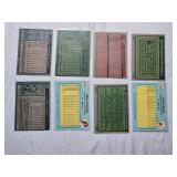 Lot of 8 Baseball All Stars Cards Featuring Rod Carew, Pedro Guerrero, Mike Schmidt, Ozzie Smith, and Reuschel Brothers