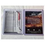 Lot of 2 Shohei Ohtani Baseball Cards including Topps Chrome and Topps Night Terror Series.