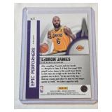 LeBron James 2022-23 Panini Mosaic Silver Mosaic Prizm #6 - Los Angeles Lakers Basketball Card
