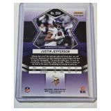Justin Jefferson 2022 Panini Mosaic Pink Mosaic Prizm #264 - Minnesota Vikings Football Card
