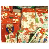 Lot of Christmas (chair covers, tablecloths, etc.)
