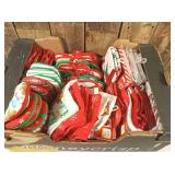 Huge Lot of Christmas (Table Mats, Kitchen towels, etc.)