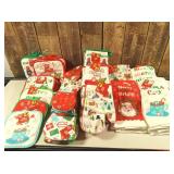 Huge Lot of Christmas (Table Mats, Kitchen towels, etc.)