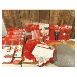 Huge Lot of Christmas (Table Mats, Kitchen towels, etc.)