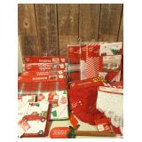 Huge Lot of Christmas (Table Mats, Kitchen towels, etc.)