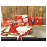 Huge Lot of Christmas (Table Mats, Kitchen towels, etc.)